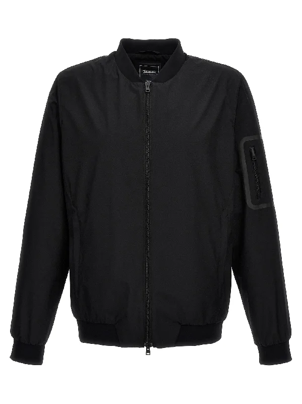Men's Coats with Convertible CollarsLaminar Bomber Jacket