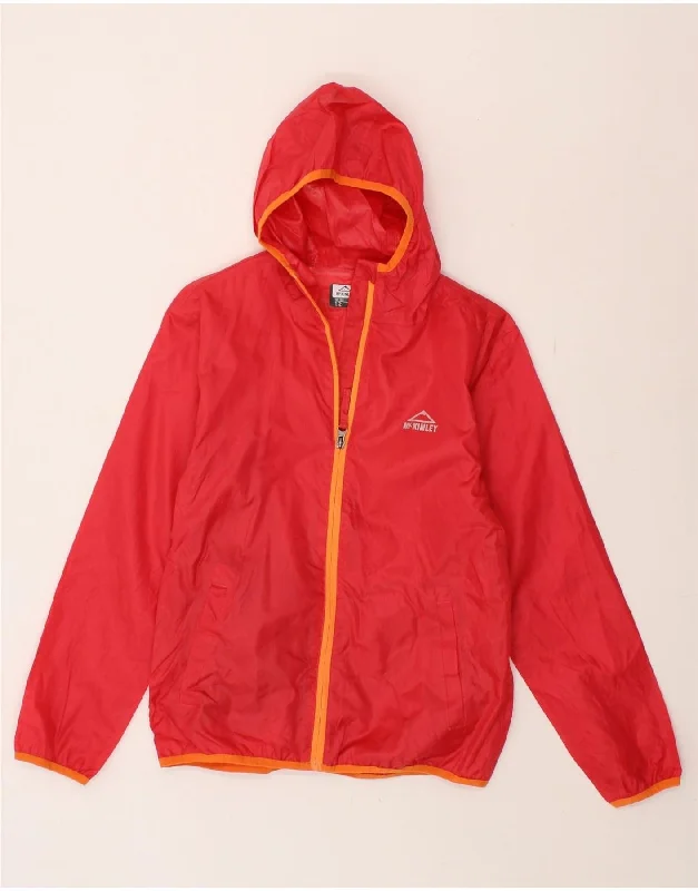 Men's Coats with Modern CutsMC KINLEY Girls Hooded Rain Jacket 11-12 Years Red Polyester Men's Coats with Modern CutsMC KINLEY Girls Hooded Rain Jacket 11-12 Years Red Polyester