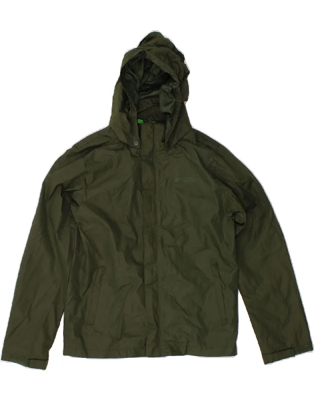 Men's Coats for TravelMOUNTAIN WAREHOUSE Boys Hooded Rain Jacket 11-12 Years Green Nylon Men's Coats for TravelMOUNTAIN WAREHOUSE Boys Hooded Rain Jacket 11-12 Years Green Nylon