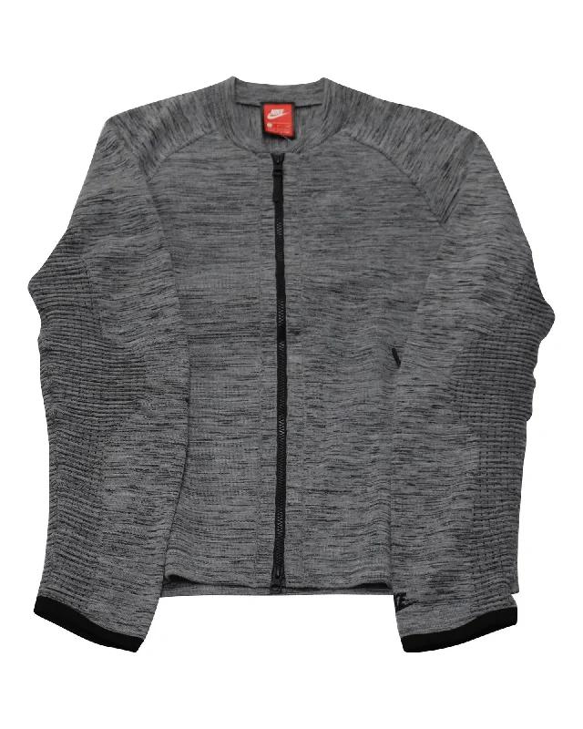 Men's Coats for Outdoor ActivitiesSoft and Breathable Nike Tech Knit Bomber Jacket