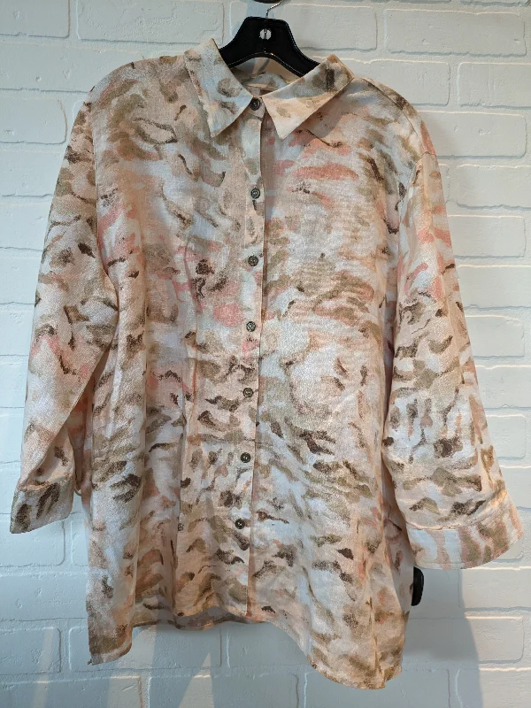 Affordable Men's Winter CoatsPeach Jacket Shirt Chicos, Size Xl