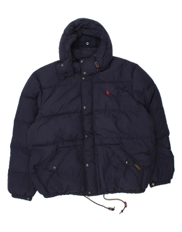 Men's Coats for WorkPOLO RALPH LAUREN Mens Hooded Padded Jacket UK 46 3XL Navy Blue Polyester Men's Coats for WorkPOLO RALPH LAUREN Mens Hooded Padded Jacket UK 46 3XL Navy Blue Polyester