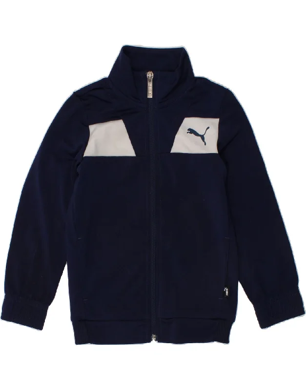 Men's Coats for Ice FishingPUMA Boys Graphic Tracksuit Top Jacket 3-4 Years  Navy Blue Colourblock