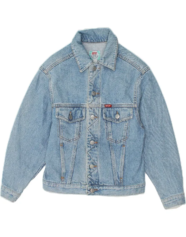 Men's Coats with Modern CutsRIFLE Boys Denim Jacket 7-8 Years Blue Cotton