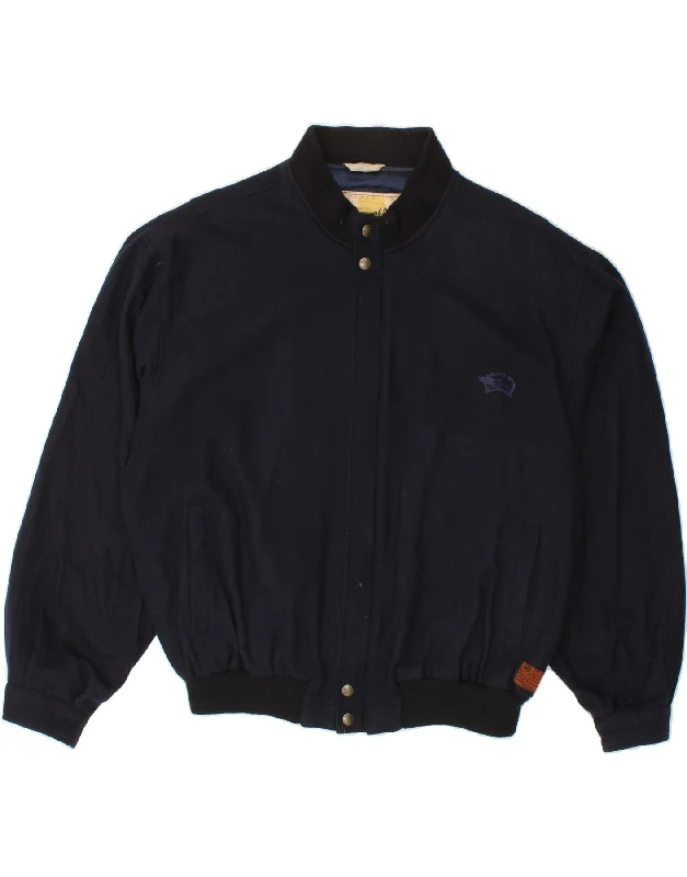 Men's Coats for Every BudgetSTRATOS Mens Loose Fit Bomber Jacket UK 42 XL Navy Blue Polyester Men's Coats for Every BudgetSTRATOS Mens Loose Fit Bomber Jacket UK 42 XL Navy Blue Polyester