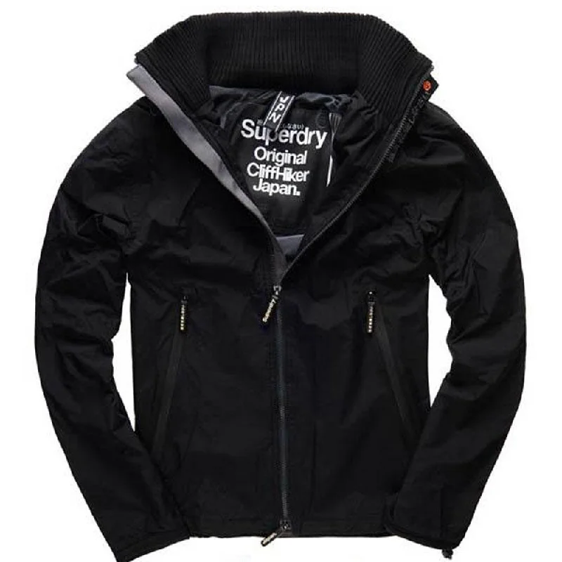 Men's Coats with ZippersSuperdry Cliff Hiker Jackets - Black / Charcoal