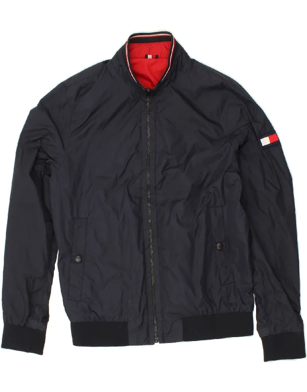 Men's Coats for SnowshoeingTOMMY HILFIGER Mens Reversible Bomber Jacket UK 38 Medium Navy Blue Men's Coats for SnowshoeingTOMMY HILFIGER Mens Reversible Bomber Jacket UK 38 Medium Navy Blue