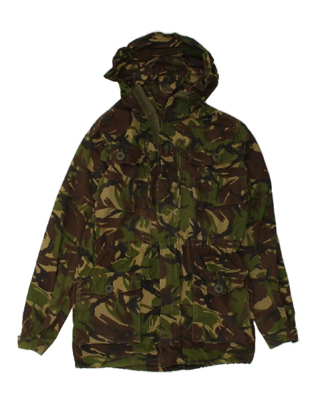 Men's Coats for TravelVINTAGE Mens Hooded Utility Jacket UK 40 Large Green Camouflage Polyester Men's Coats for TravelVINTAGE Mens Hooded Utility Jacket UK 40 Large Green Camouflage Polyester