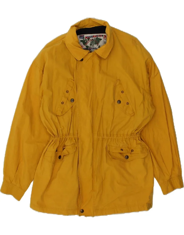 Men's Coats with Chest PocketsVINTAGE Mens Utility Jacket UK 38 Medium Yellow Cotton Men's Coats with Chest PocketsVINTAGE Mens Utility Jacket UK 38 Medium Yellow Cotton