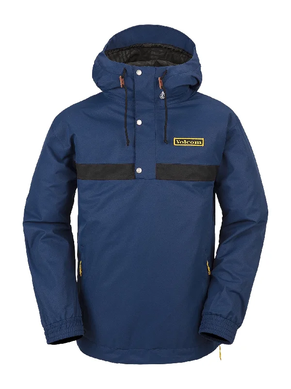 Men's Coats with Embroidered DetailsLongo Pullover Jacket