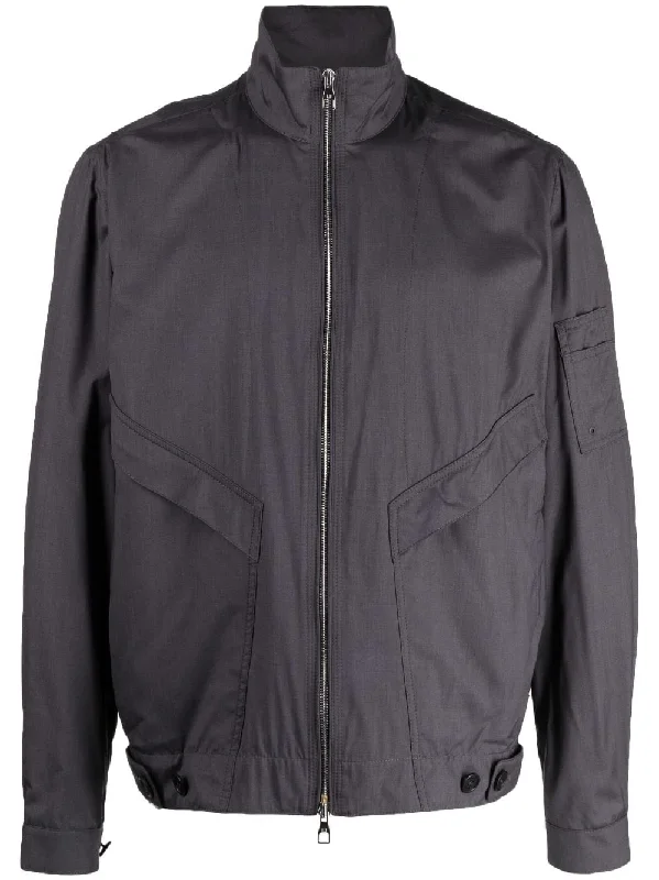 Men's Coats with Adjustable SleevesZip-Up Lightweight Jacket